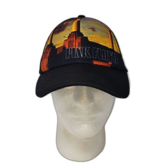 Pink Floyd Animals Black Baseball Trucker Snap Back Hat Rare Pig Patch